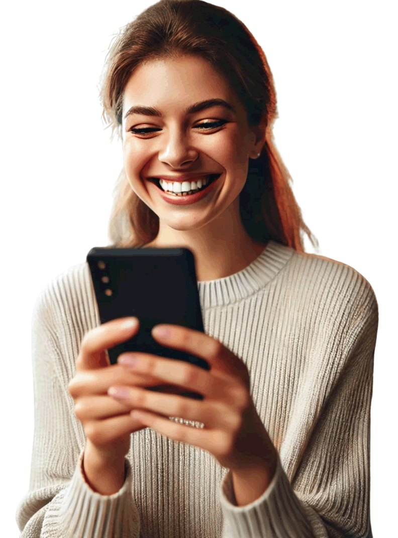 woman smartphone